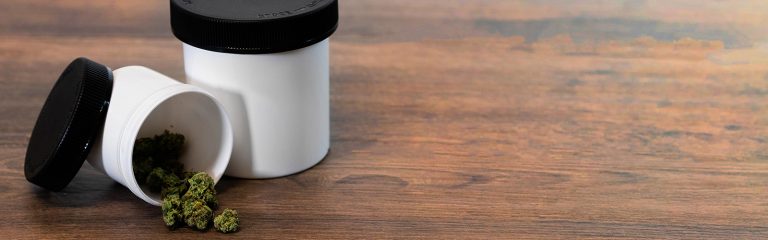 Food safe jars for cannabis packaging.